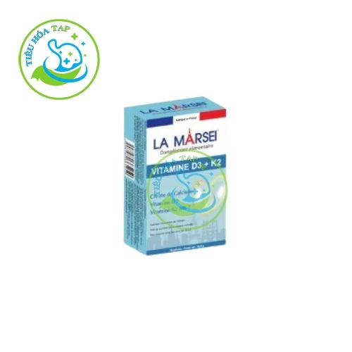 La Marsei - Bổ sung Canxi vitamin D3 và vitamin K2 MK - 7